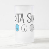 gottasing6 フロストグラスビールジョッキ (中央)