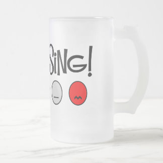 gottasing6 フロストグラスビールジョッキ
