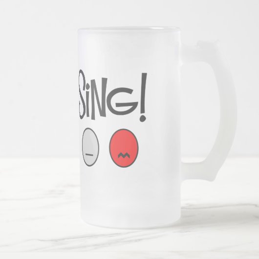 gottasing6 フロストグラスビールジョッキ (右)