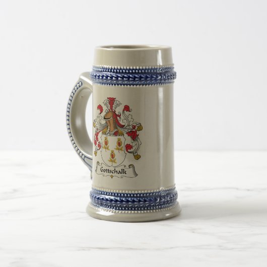 Gottschalkの家紋 ビールジョッキ (正面左)