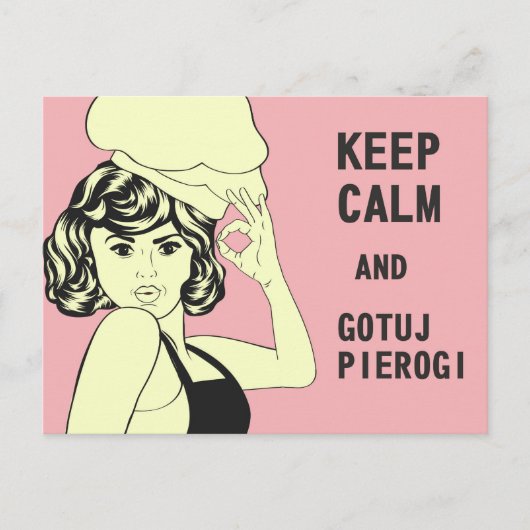 Gotujポーランドピエロギポーランドフード ポストカード (正面)