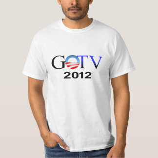GOTVオバマ2012の投票を取り出す Tシャツ