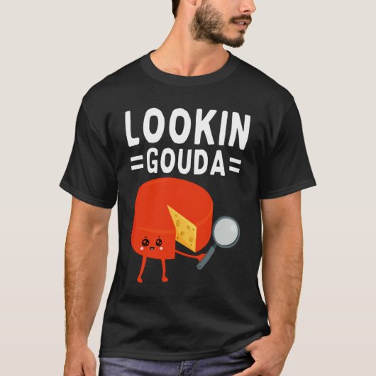 Gouda  Cheesus More Cheese Brie Gouda Vibes  3 Tシャツ (正面)