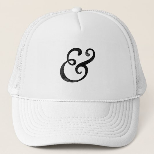 Goudyのオールドスタイルのイタリック凸版印刷の黒 キャップ (正面)