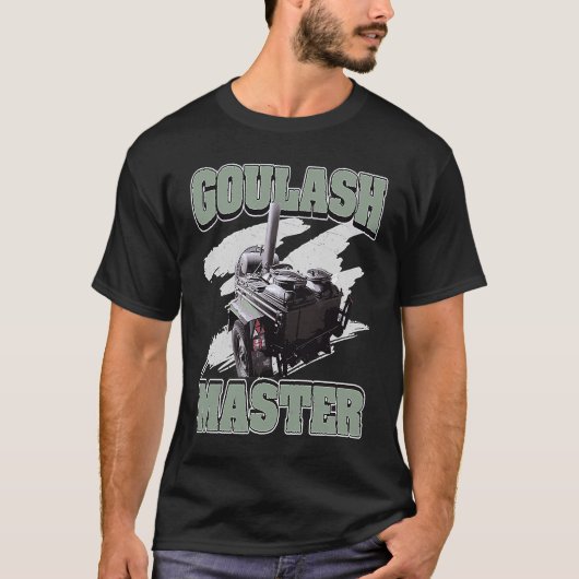 Goulash Cannon Goulash Master  Hungary Dish Tシャツ (正面)