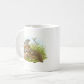 Gould -ヤマウズラ- Perdixのperdixの本屋の広告宣伝 コーヒーマグカップ (正面左)