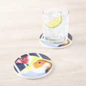 Gouldian Finch女性 コースター (側面)