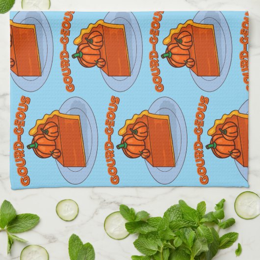 Gourd-geous キッチンタオル (折り畳み)