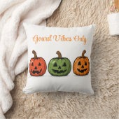 Gourd Vibes Only Halloween Pumpkins design クッション (ブランケット)