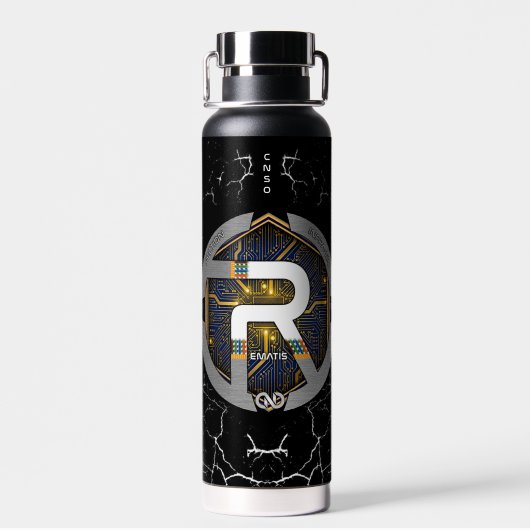 GOURDE ACIER LUXE REMATIS 2025 ウォーターボトル (背面)