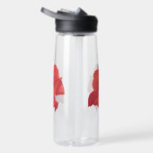 Gourde fleur coquelicot rouge aquarelle ウォーターボトル (右面)