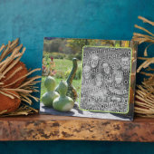 GourdsとPumpkins秋自分の写真を追加 フォトプラーク (側面)