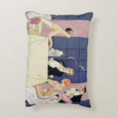 Gourmands 1920-30年(pochoirのプリント) アクセントクッション (裏面(縦))