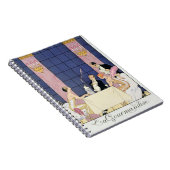 Gourmands 1920-30年(pochoirのプリント) ノートブック (右側)