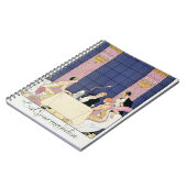 Gourmands 1920-30年(pochoirのプリント) ノートブック (左側)