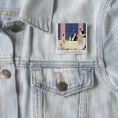 Gourmands 1920-30年(pochoirのプリント) 缶バッジ (インサイチュ)
