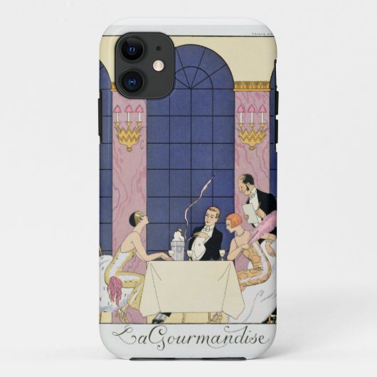 Gourmands 1920-30年(pochoirのプリント) Case-Mate iPhoneケース (裏面)