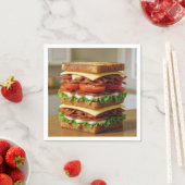 Gourmet B.L.T. Sandwich スタンダードカクテルナプキン (インサイチュ)