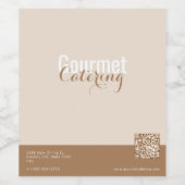 Gourmet Catering ワインラベル (シングルラベル)