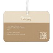 Gourmet Catering Air Freshener カーエアーフレッシュナー (裏面)