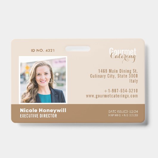 Gourmet Catering Company Badge バッジ (表面)