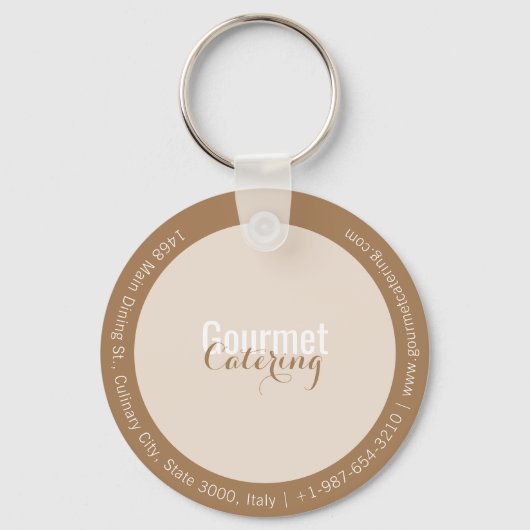 Gourmet Catering Keychain キーホルダー (裏面)