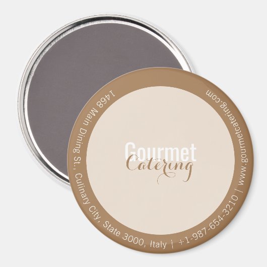 Gourmet Catering Magnet マグネット (正面/裏面)