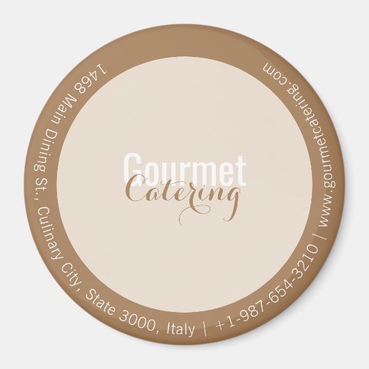 Gourmet Catering Magnet マグネット (正面)