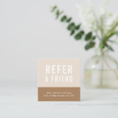 Gourmet Catering Square Referral Card 紹介カード (スタンド正面)