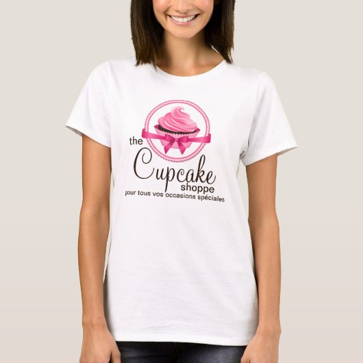 Gourmet Cupcake Bakery Custom Tシャツ (正面)