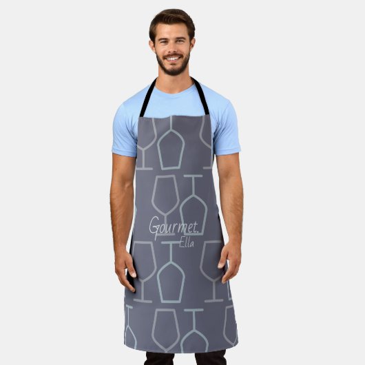  Gourmet Custom | Virginia Wine Lover Apron エプロン (着用した状態)