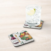  Gourmet Salad Plastic Coaster Set コースター (右側)