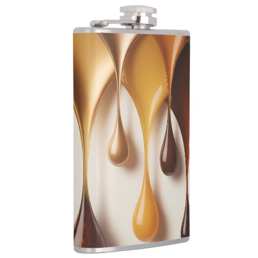Gouttes Dorées - Art Liquide Luxe - Flasque フラスク (右)