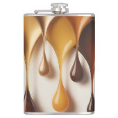 Gouttes Dorées - Art Liquide Luxe - Flasque フラスク (正面)