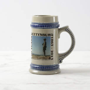 Gouverneurワーレンの彫像- 150th Anniv。 Gettysburg ビールジョッキ