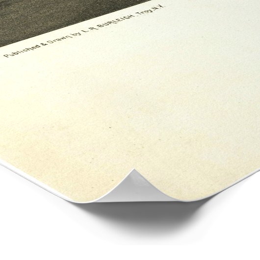 Gouverneur NY 1885 ポスター (角)