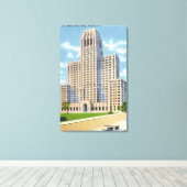 Gov Smith Office建物の外部ビュー キャンバスプリント (インサイチュ (ウッドフロア))