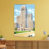 Gov Smith Office建物の外部ビュー キャンバスプリント (インサイチュ (リビング))