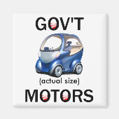 GOV`T MOTORS マグネット (正面)