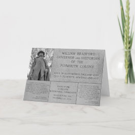 Gov William Bradford collage カード