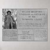Gov William Bradford collage – ポスター (正面)