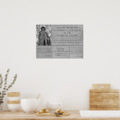 Gov William Bradford collage – ポスター (キッチン)