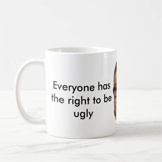 Goveは特権のマグ-スタイル1 --を乱用します コーヒーマグカップ (左)