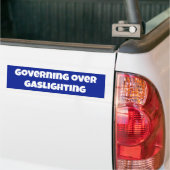 Governing Over Gaslightingバンパーステッカー バンパーステッカー (トラック上)