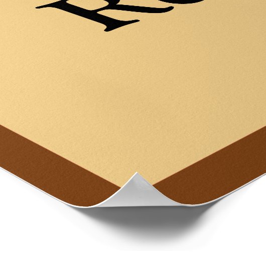 Government Accountable Rule of Law ポスター (角)