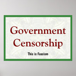 Government Censorship ポスター