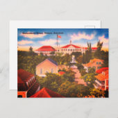 Government House，ナッソー，バハマヴィンテージ写真 ポストカード (正面/裏面)