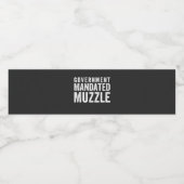 Government Mandated Muzzle ペットボトルラベル (シングルラベル)