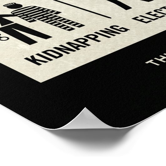 Government Warning Poster ポスター (角)