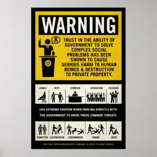 Government Warning Poster ポスター